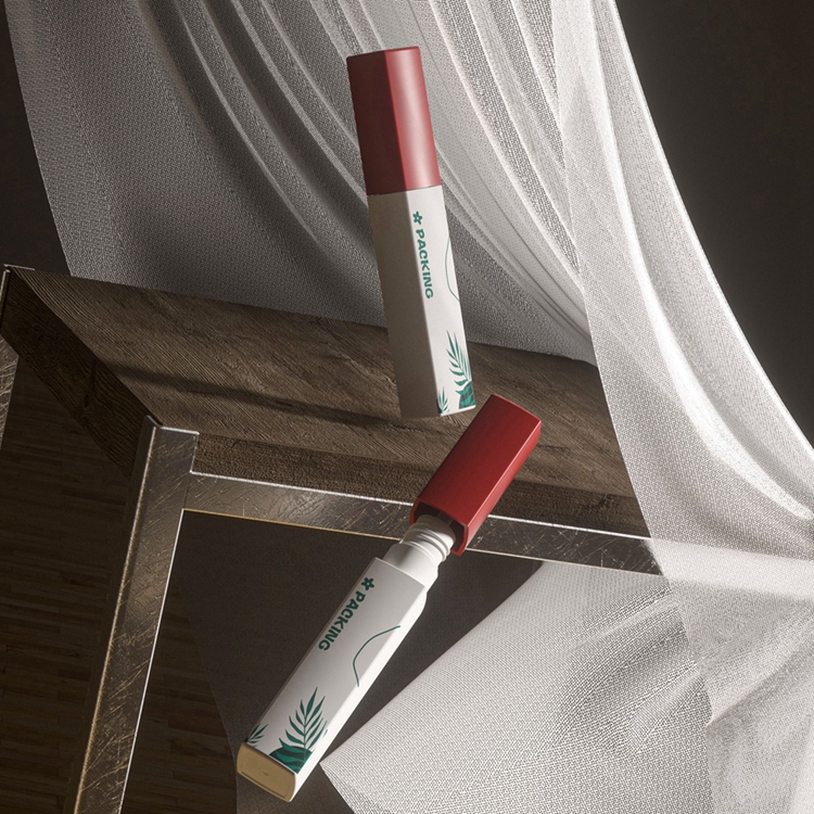 Новые 3 мл 2,9 мл PETG ABS Exquisite Transparency Lip Gloss Tubes