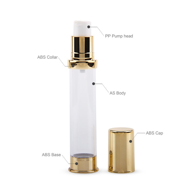  Мода airless 5мл 10мл 12мл косметический уход за кожей airless бутылка насоса сыворотки
