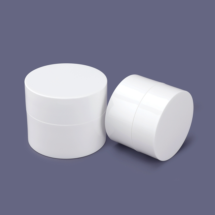 Экологичная индивидуальная печать Бесплатный образец Объем 30 г 50 г PP Двойная стенка Винтовая крышка Сменный многоцелевой увлажняющий крем Пустая банка для крема